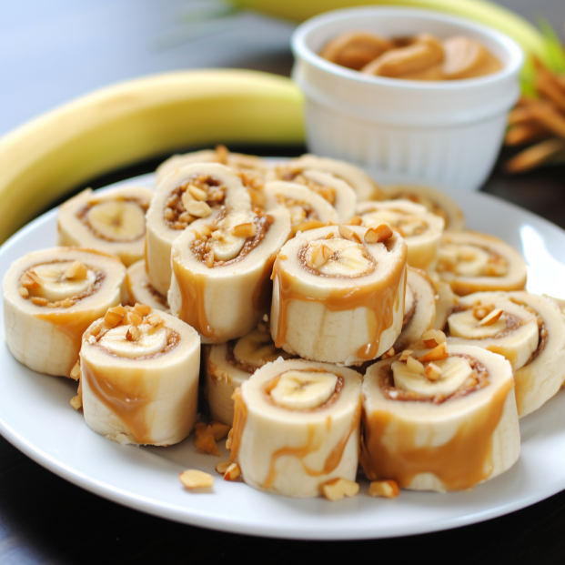 Peanut Butter & Banana Roll-Ups