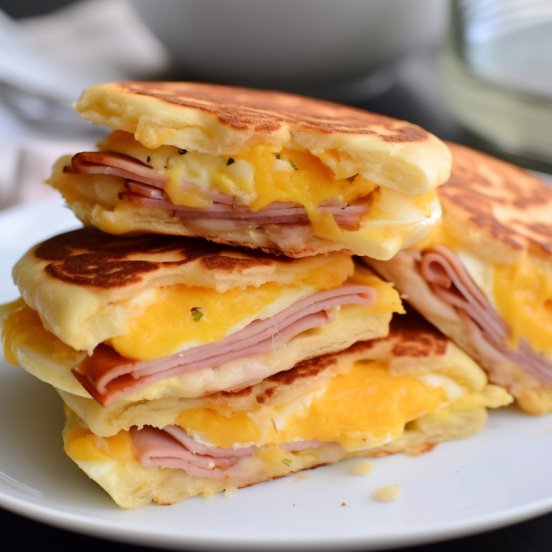 Sunny Pancake Sandwiches