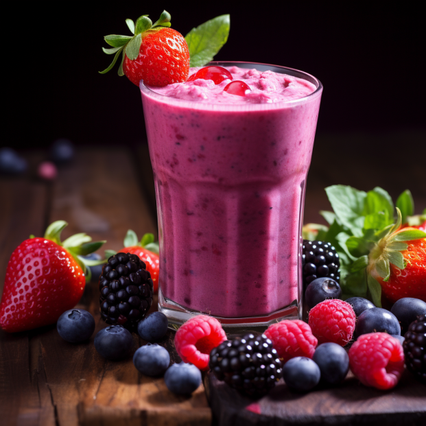 Berry Blissful Smoothie Surprise