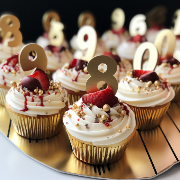 Easy Vanilla Celebration Cupcakes