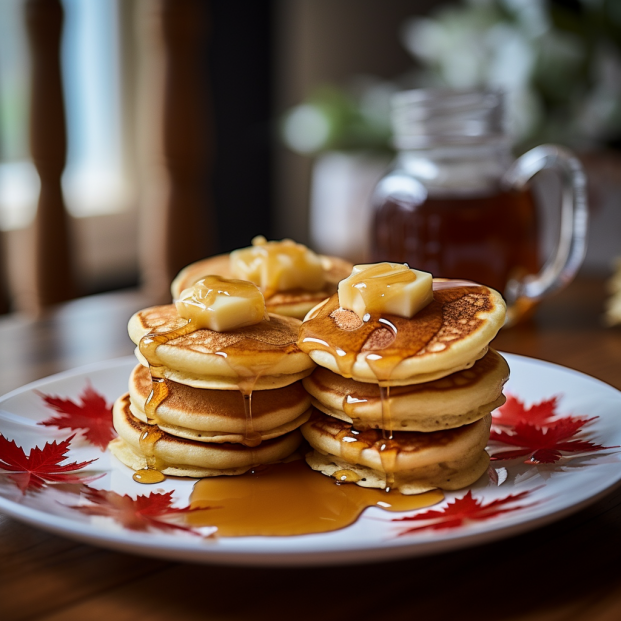 Easy Canadian Maple Mini Pancakes