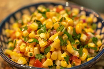 fresh and tangy corn salad
